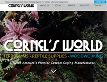 Tablet Screenshot of cornelsworld.com